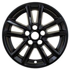 Wheel Skin Set 16" Focus, Gloss Black Ford Focus 16-18  | Hollander # 10010