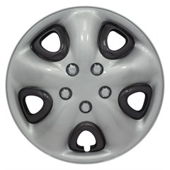 15" Silver/Gray Wheel Covers  Universal Fit  Set of (4)