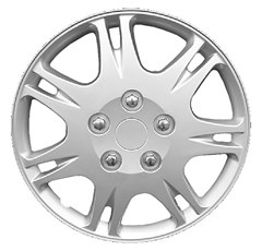 Mitsubishi 14" Silver Wheel Covers  Universal Fit  Set of (4)