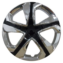 Honda Civic 15" Chrome/Black Wheel Covers   Universal Fit  Set of (4)