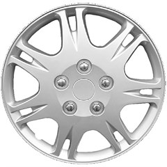 Mitsubishi 16" Silver Wheel Covers Universal Fit  Set of (4)
