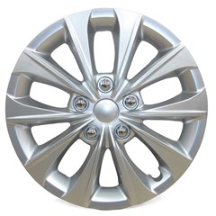 Toyota Camry 16" Silver Replica Wheel Covers  Universal Fit  Set of (4) | Hollander # 61175