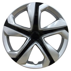Honda Civic 16" Silver/Black Replica Wheel Covers  Universal Fit  Set of (4) | Hollander # 55099