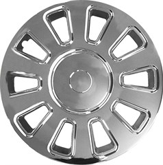 Ford Crown Victoria 17" Chrome/Silver Replica Wheel Covers  Direct Fit  Set of (4) | Hollander # 7050