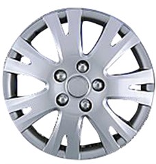 16" Silver Wheel Covers  Universal Fit  Set of (4)