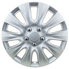 Chrysler 200 17" Silver Replica Wheel Covers  Universal Fit  Set of (4) | Hollander # 8039