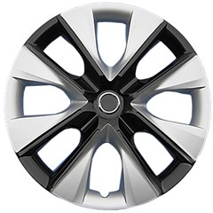 Toyota Corolla 15" Silver/Black Wheel Covers  Universal Fit  Set of (4)